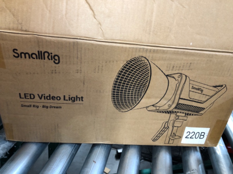 Photo 7 of SmallRig RC 220B 220W Bi-Color LED Video Light 2700K-6500K 84500 Lux@3.3ft Continuous Lighting CRI 95+ TLCI 96+ w/Bowens Mount, Manual and App Control Remotely Professional Studio Spotlight-3473