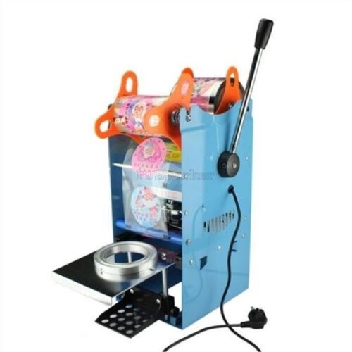 Photo 1 of WY-802F Manual For Bubble Tea/ Fruit Juice Tall-Cup Sealing Machine 220V mp