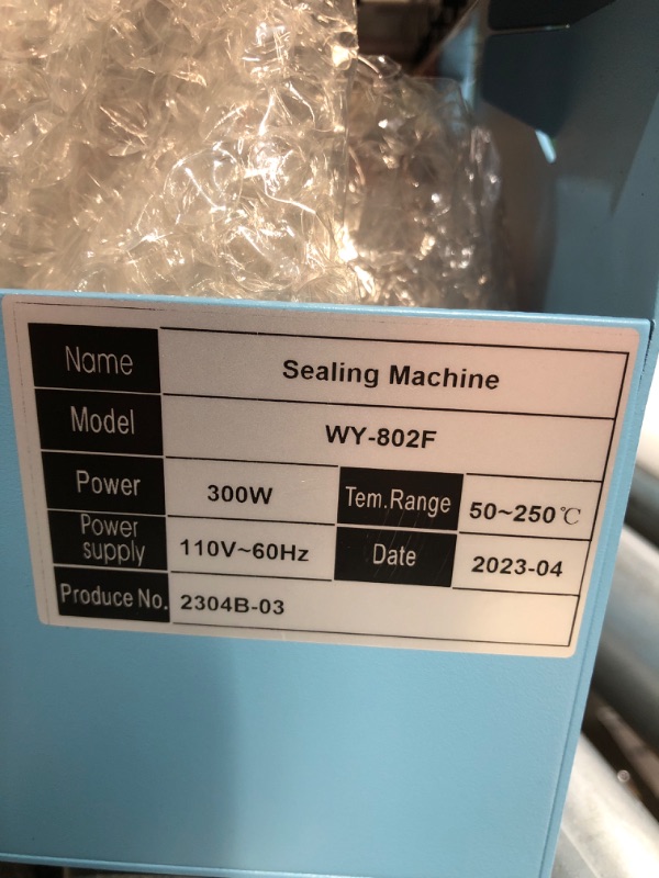 Photo 1 of WY-802F Manual For Bubble Tea/ Fruit Juice Tall-Cup Sealing Machine 220V mp