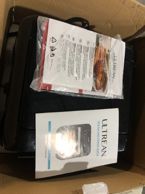 Photo 7 of ***DAMAGED - SEE NOTES***
Ultrean 16 Quart Steam Air Fryer Oven, 12-in-1
