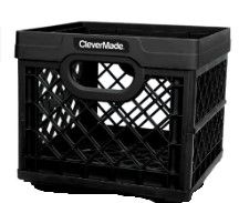 Photo 1 of * broken clips * sold for parts * repair *
CleverMade - Collapsible Milk Crates, 25L, Pack of 1, Black
