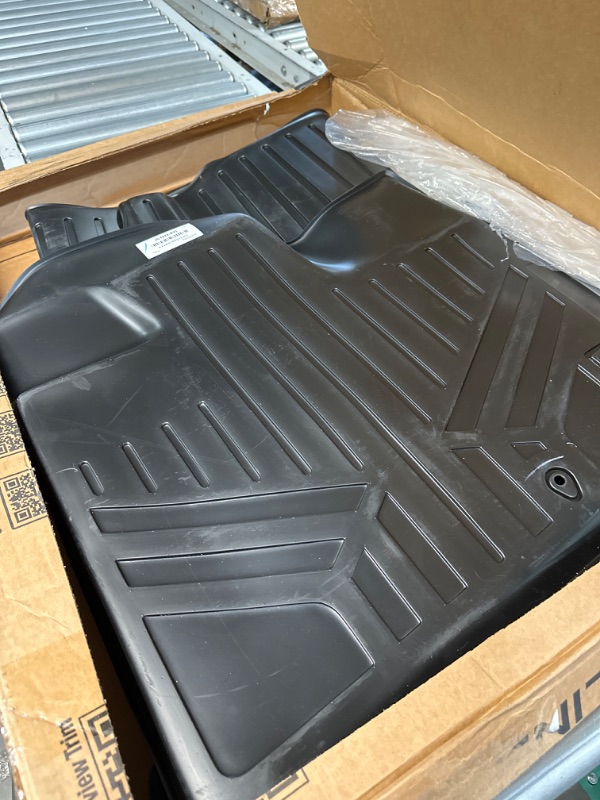 Photo 2 of MAXLINER Floor Mats 3 Row Liner Set Black Compatible with 2008-2018 Dodge Grand Caravan / Chrysler Town & Country (Stow'n Go Only)