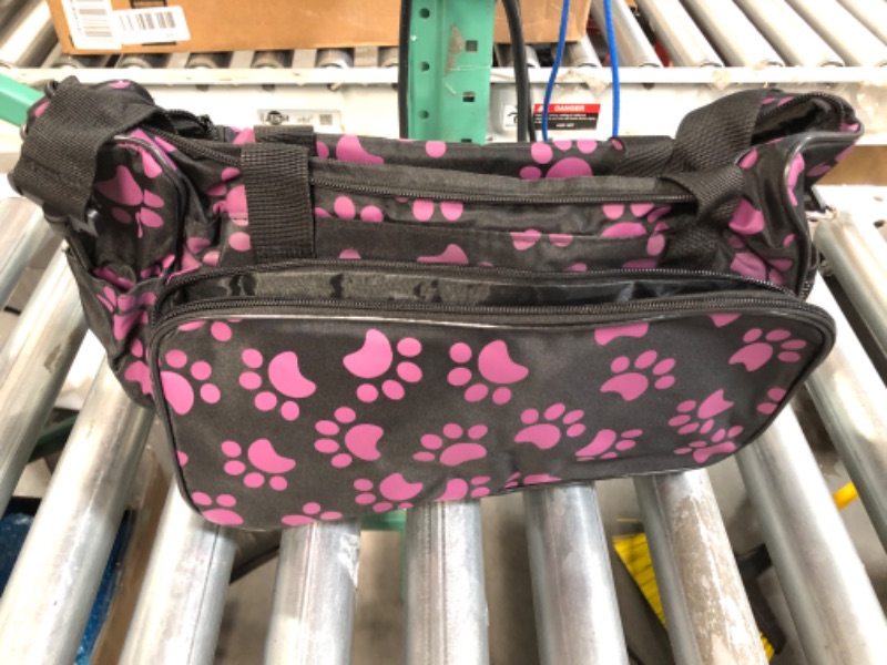 Photo 2 of USED - MPP Pro Pet Groomers Travel Tote Bag Pawprint Design Tool Organization Choose Color (Berry)