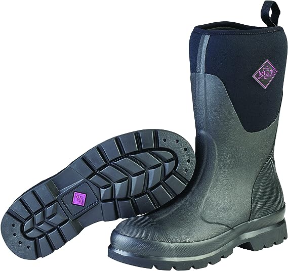 Photo 1 of used - Muck Boot Women's Chore Wide Calf Rain Boot 7 Black