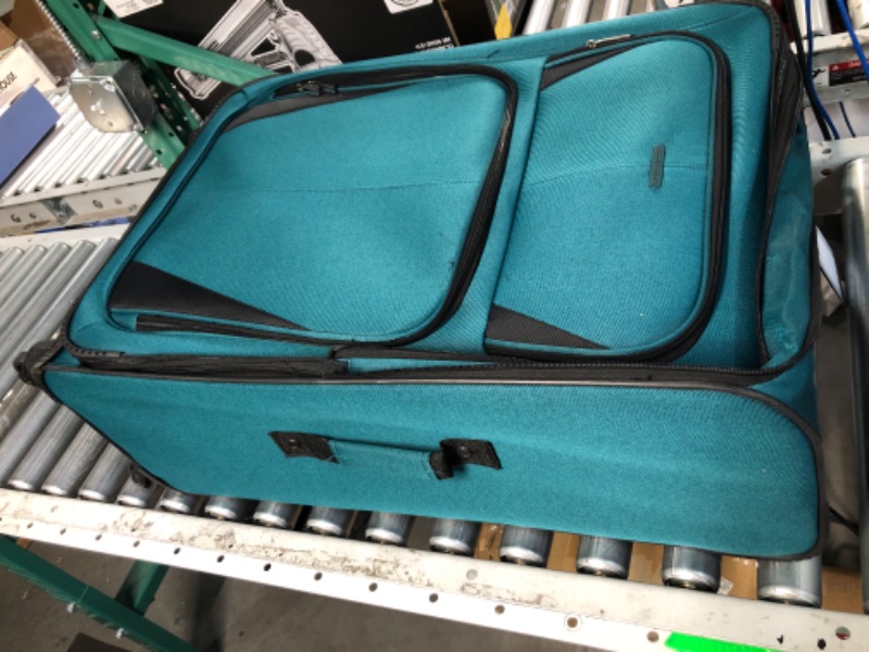 Photo 2 of USED - U.S. Traveler Aviron Bay Expandable Softside Luggage with Spinner Wheels,  31-Inch Teal