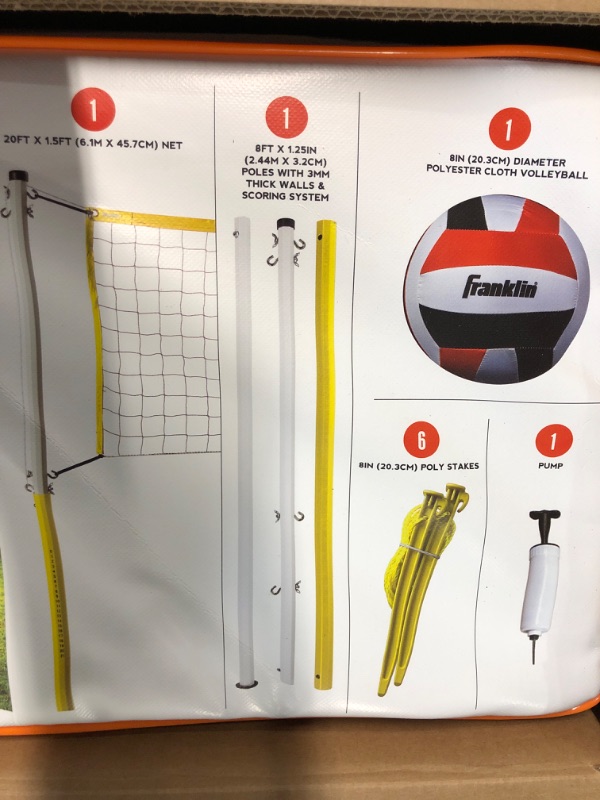 Photo 2 of Franklin Sports Volleyball Net Sets 