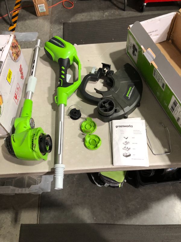 Photo 2 of ***NO BATTERIES/CHARGER - CANNOT TEST***
Greenworks 21302 40V GMAX Lithium-Ion 13 in. Straight Shaft String Trimmer