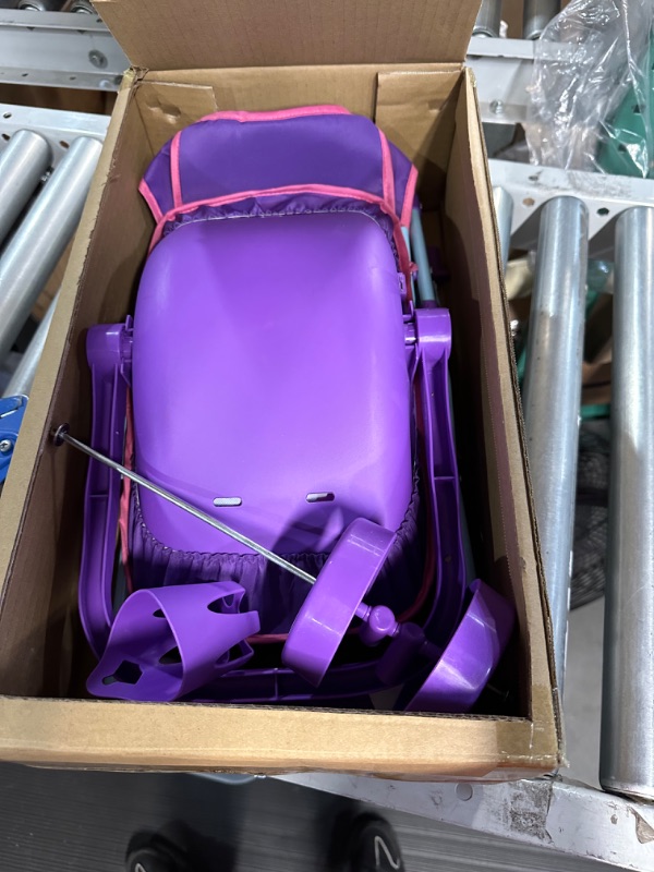 Photo 1 of 509 Crew 509: Mermaid Doll Travel System Stroller - Kids Pretend Play Stroller Set, Includes Shopping Basket, Retractable Canopy, Child Tray & Removable Car Seat, Ages 3+ (T716028)