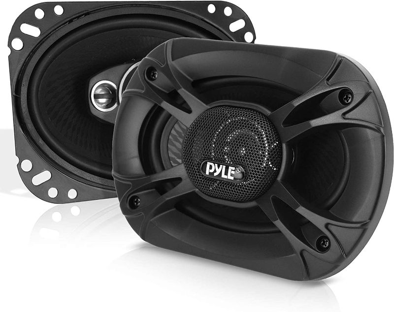 Photo 1 of Pyle 3-Way Universal Car Stereo Speakers - 400W 6” x 8” Triaxial Loud Pro Audio Car Speaker