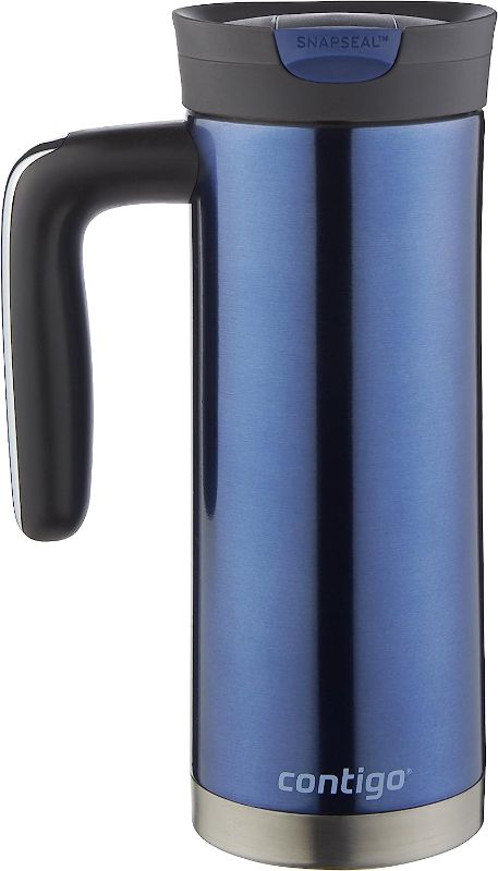 Photo 1 of Contigo Superior 2.0 Stainless Steel Travel Mug with Handle and Leak-Proof Lid, Double-Wall Insulation