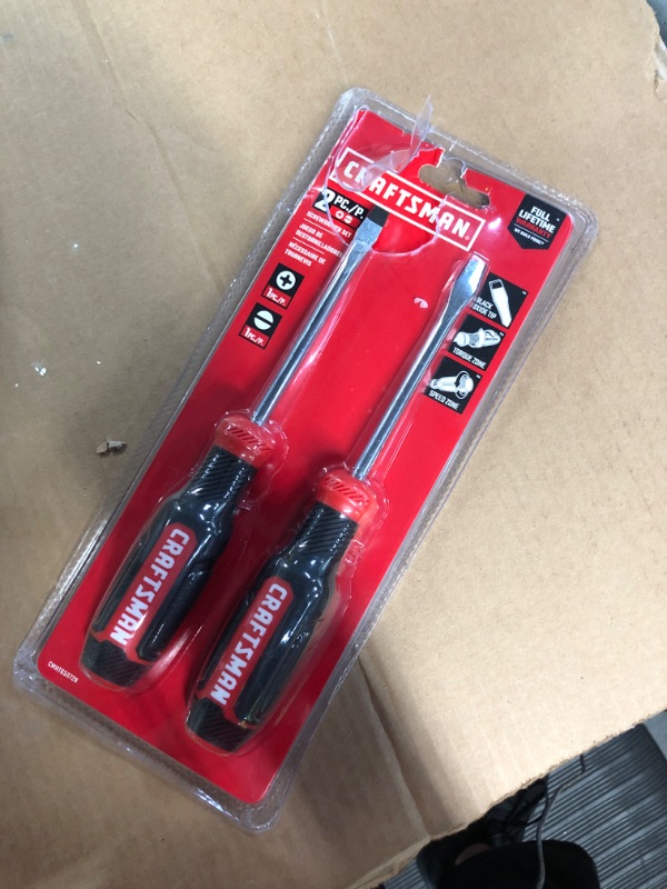 Photo 1 of CRAFTSMAN Screwdriver Set, Bi-material, 2 Piece