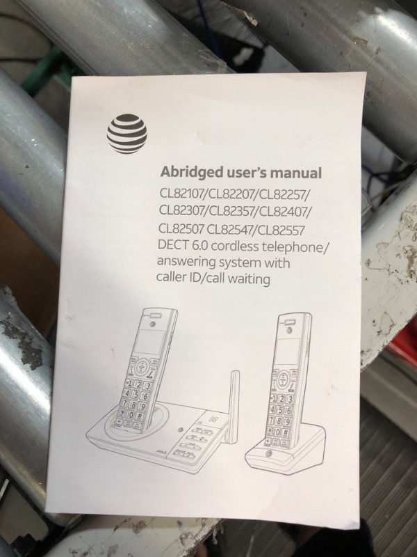 Photo 3 of AT&T CL82407 DECT 6.0 4-Handset Cordless Phone for Home with Answering Machine, Call Blocking, Caller ID Announcer, Intercom and Long Range, Silver