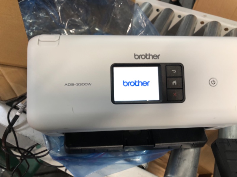 Photo 2 of Brother ADS-3300W Wireless, High-Speed Desktop Scanner | 2.8-inch Touchscreen | Scans Up to 40ppm1