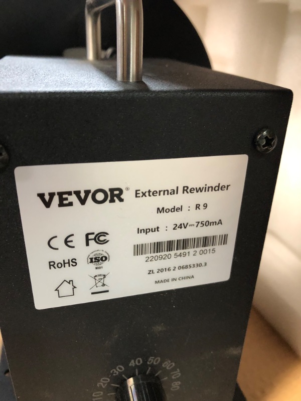 Photo 2 of VEVOR Label Rewinder 220mm Label Rewinding Machine