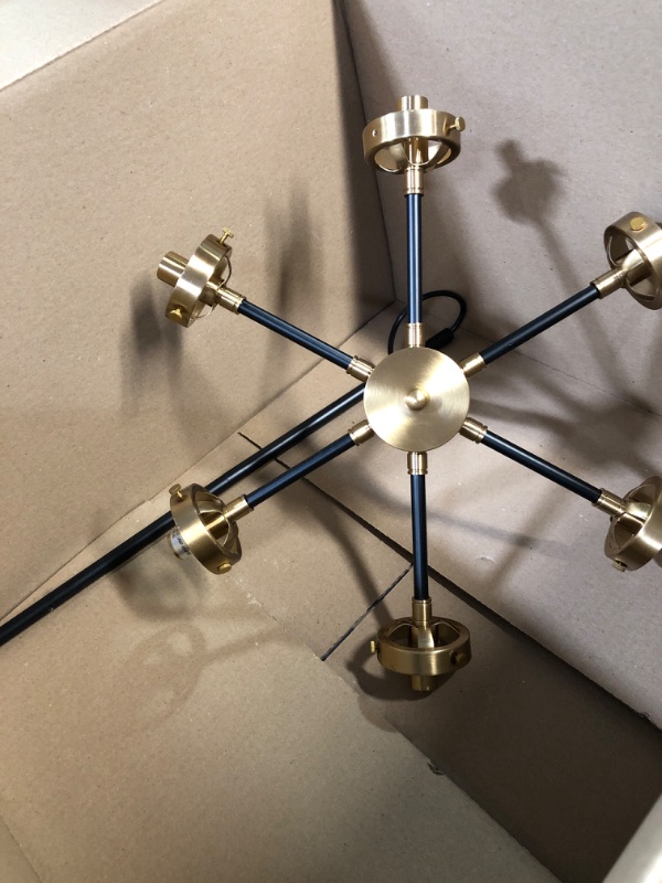 Photo 2 of * USED *  Modern Sputnik Light Fixture