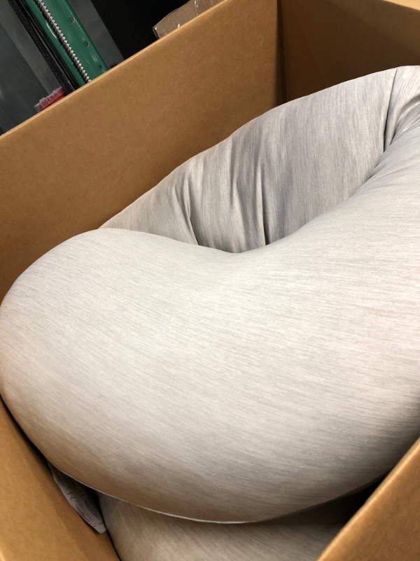 Photo 2 of * USED * 
Pharmedoc Pregnancy Pillow, Grey U-Shape Full Body Pillow and Maternity Support - Support for Back, Hips, Legs, Belly for Pregnant Women