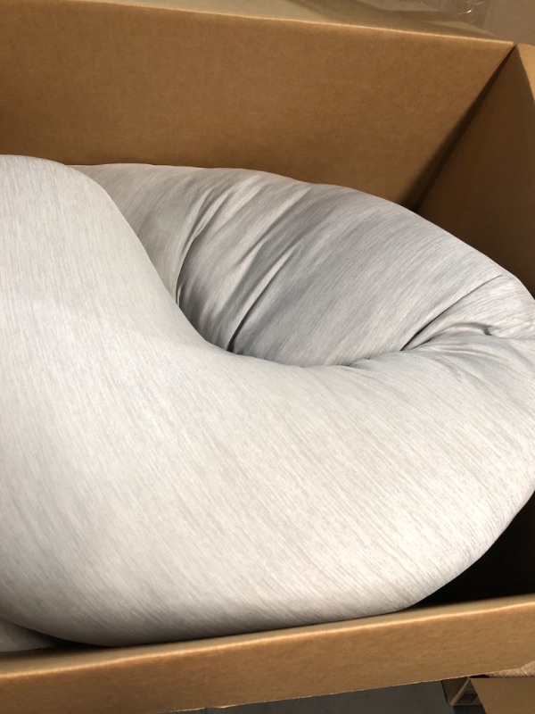Photo 3 of * USED * 
Pharmedoc Pregnancy Pillow, Grey U-Shape Full Body Pillow and Maternity Support - Support for Back, Hips, Legs, Belly for Pregnant Women