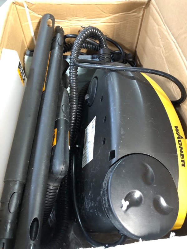 Photo 3 of * USED * Wagner Spraytech 0282014 915e On-Demand Steam Cleaner & Wallpaper Removal, Multipurpose Power Steamer, 18 Attachments Included (Some Pieces Included in Storage Compartment) 915 Steam