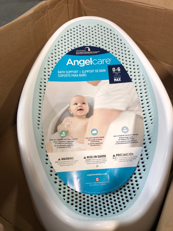 Photo 2 of Angelcare Baby Bath Support (Aqua) | Ideal for Babies Less than 6 Months Old