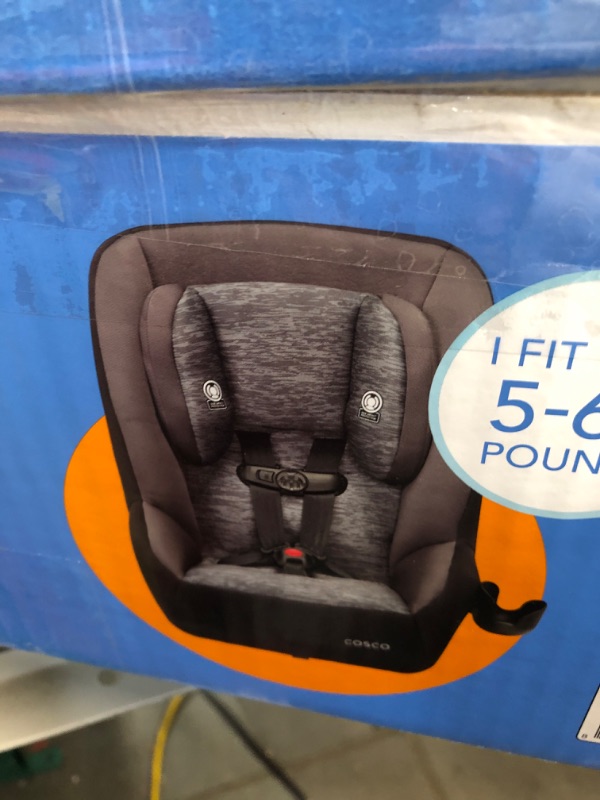 Photo 3 of Cosco Mighty Fit 65 DX Convertible Car Seat (Heather Onyx Gray)