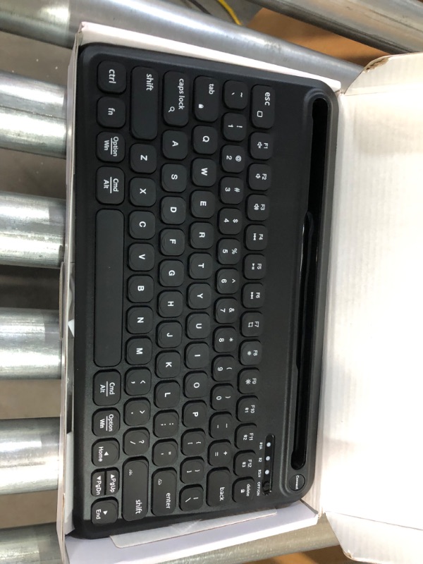 Photo 2 of Backlit Bluetooth Keyboard and Mouse, 7 Color Backlight, Type-C Rechargeable (Black)