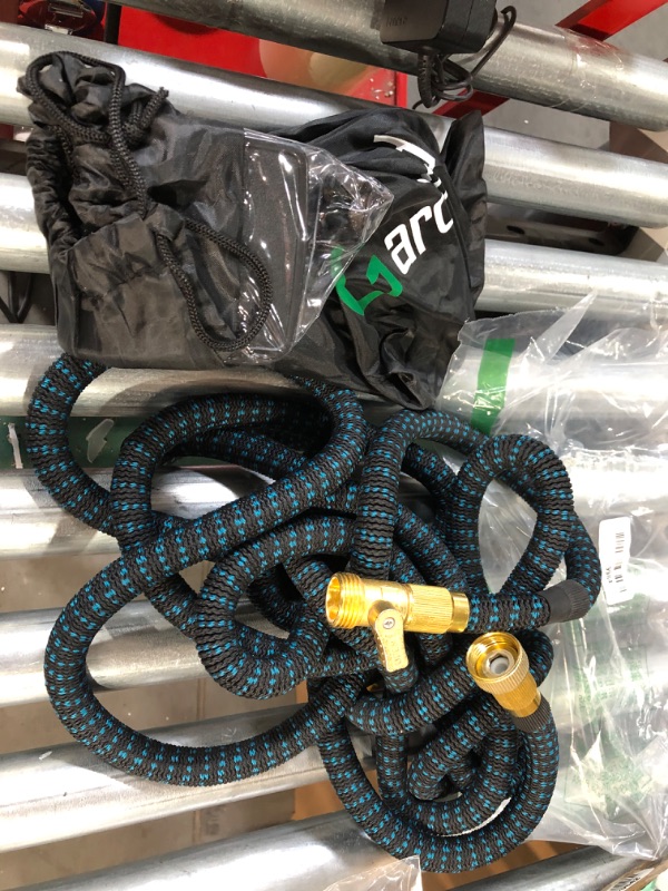 Photo 1 of Gardguard 50ft Expandable Garden Hose: Water Hose with 9 Function Nozzle and Durable 3-Layers Latex