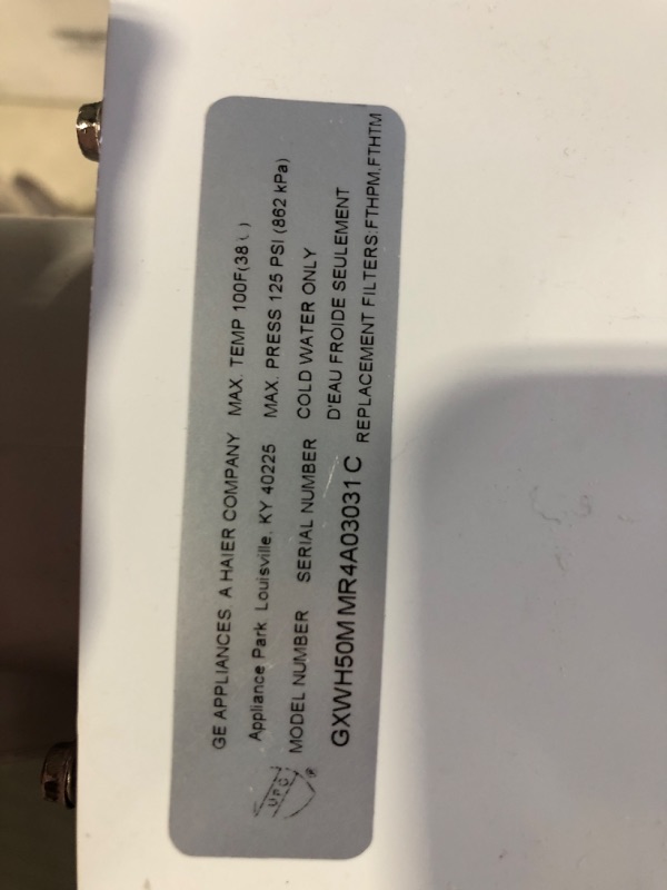 Photo 5 of **PARTS ONLY/ PLEASE READ COMMENTS ** GE Smart Home Water Filter System | Premium Water Filtration System Reduces Lead, Rust & More