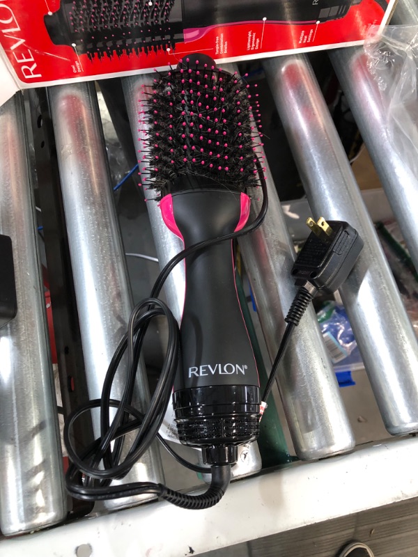 Photo 1 of *USED* REVLON One-Step Volumizer Enhanced 1.0 Hair Dryer and Hot Air Brush | Now with Improved Motor (Black)