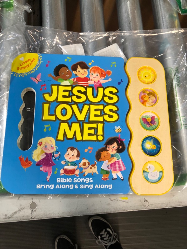 Photo 2 of **NEEDS NEW BATTERIES**
Jesus Loves Me 5-Button Songbook 