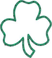 Photo 1 of IMPACT 16" Lighted St. Patrick's Day Irish Shamrock Window Silhouette Decoration