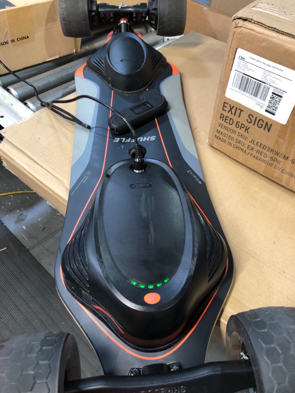 Photo 5 of * USED * 
MEEPO V5 Electric Skateboard with Remote, Top Speed of 29 Mph, Smooth Braking, Easy Carry Handle Design, Suitable for Adults & Teens Beginners