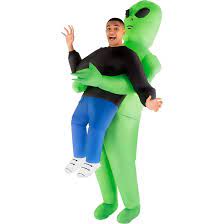 Photo 1 of Kooy Inflatable Alien Costume for Adult (Adult - Et Alien)