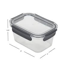 Photo 1 of  Locking Food Storage Container - Clear 6PCS