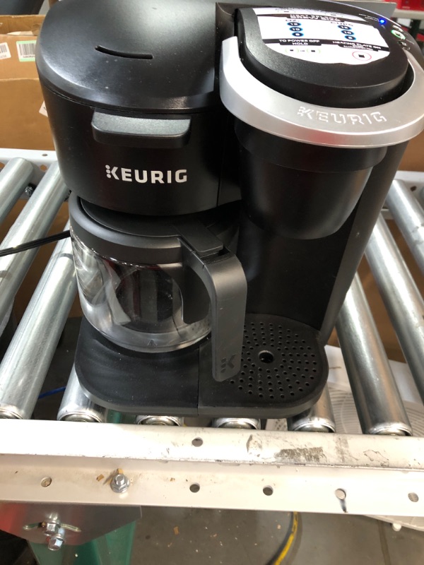 Photo 2 of * USED * 
Keurig K-Duo Coffee Maker, Single Serve and 12-Cup Carafe Drip Coffee Brewer, Compatible with K-Cup Pods and Ground Coffee, Black
