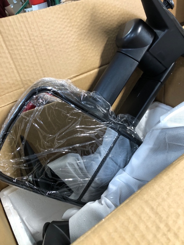 Photo 1 of AERDM New Pair Towing Mirrors Manual Operated Textured Black Telescoping Trailer Side Mirrors Fit Chevy/GMC/Cadillac Silverado Sierra Avalanche Suburban Tahoe Yukon XL Escalade EXT ESV