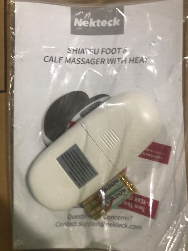 Photo 3 of (FACTORY SEALED) Nekteck Foot Shiatsu Massager (Remote Control) White