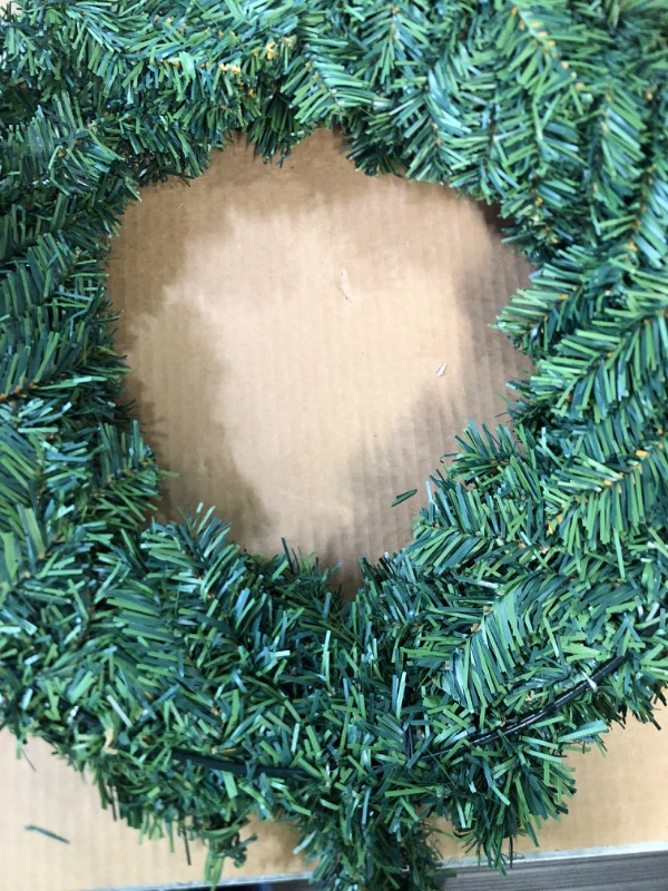 Photo 3 of 24 Inch 80 LED Super Thick Prelit Artificial Christmas Wreath