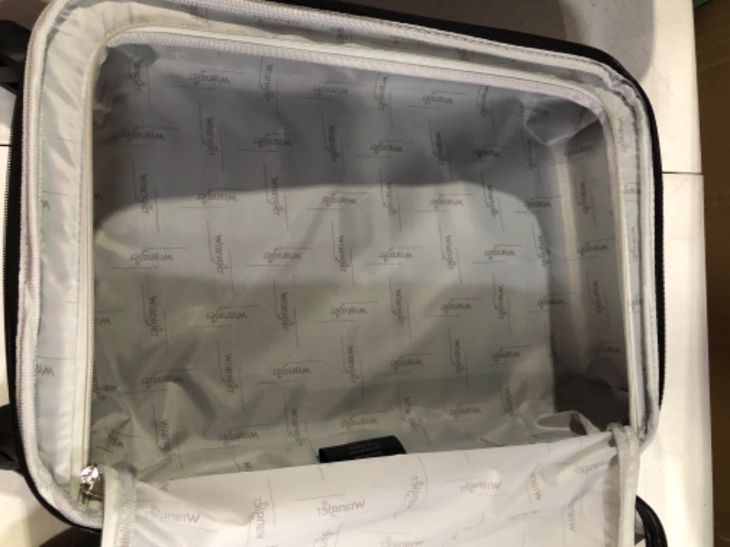Photo 1 of *SEE NOTES* Wrangler Smart Luggage Set with Cup Holder and USB Port, Navy Blue, 3 Piece 