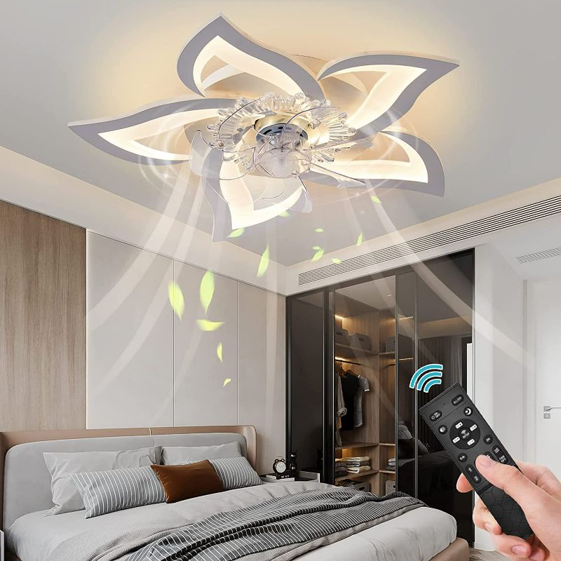 Photo 1 of *USED SEE NOTES* Flower Shape Ceiling Light Fan with Remote Control/