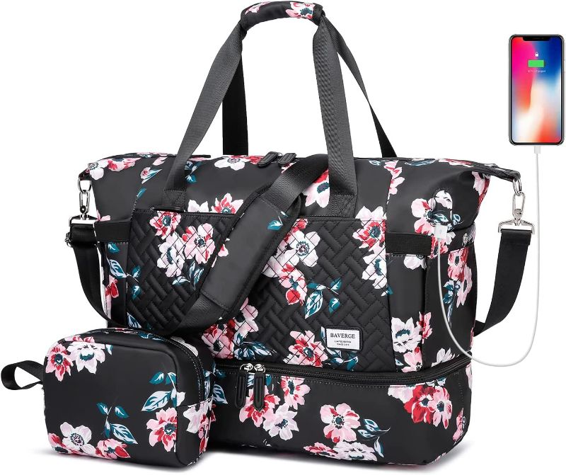 Photo 1 of *SEE NOTES*Gym Bag for Women, Sports Duffel Bag with USB Charging Port