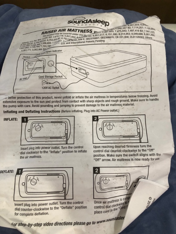 Photo 1 of *USED SEE NOTES* SoundAsleep Dream Series Air Mattress 