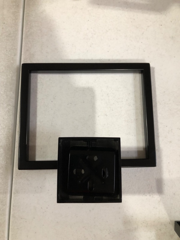 Photo 6 of *USED SEE NOTES* Bathroom Towel Bar Holder Sets Matte Black 4-Piece Bathroom Hardware Set Stainless Steel Bath Accessories Kit Wall Mounted,23.6 Inch