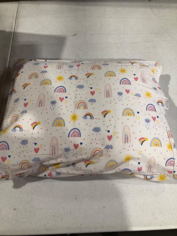 Photo 1 of *USED SEE NOTES* TODDLER PILLOW AND PILLOW CASE 