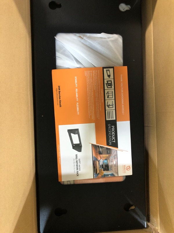 Photo 2 of RIVECO 2U Wall Mount Rack for Network| Reinforced Heavy Load 66-99 LBS Small Server Racks Vertical & Horizontal Mounting for 19 inches IT & Studio Equipment.