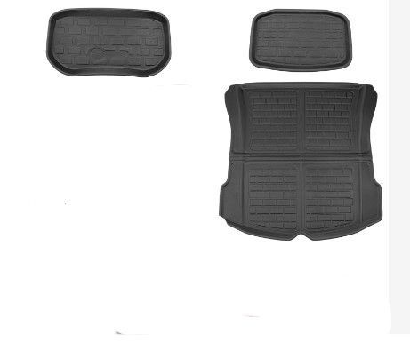 Photo 3 of **USED**BASENOR 6PCS Tesla Model 3 Floor Mats 3D Full Set Liners