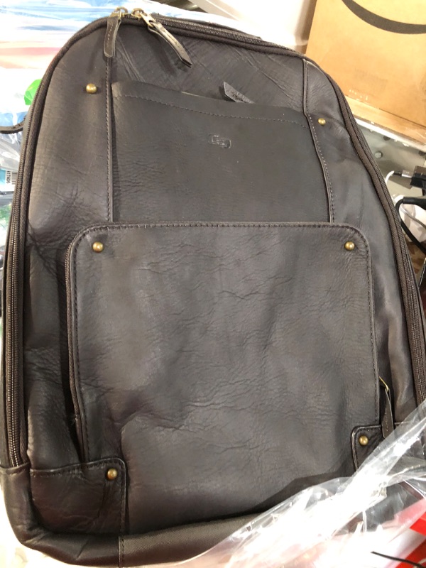 Photo 3 of Solo New York Reade Vintage Leather Backpack, Espresso