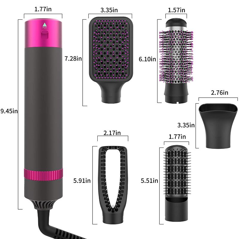 Photo 1 of (READ NOTES) Hair Dryer Brush, 5 in 1 Blow Dryer Brush 