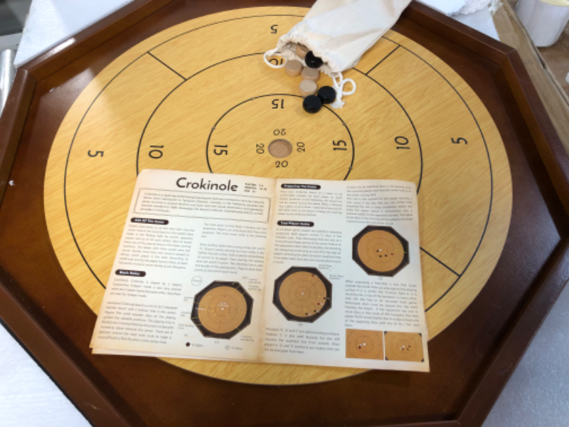 Photo 2 of GAMELAND Crokinole and Checkers Tournament - 26-3/4 inch