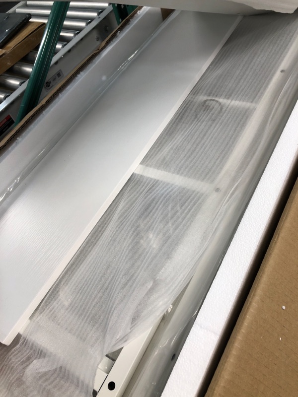 Photo 1 of TIYASE 6-Tier Kitchen Baker’s Rack with Storage and Wine Rack, Industrial Microwave Cart Kitchen Stand with Hutch, 6 Hooks, Free Standing Kitchen Utility Storage Shelf Rack Organizer (White)