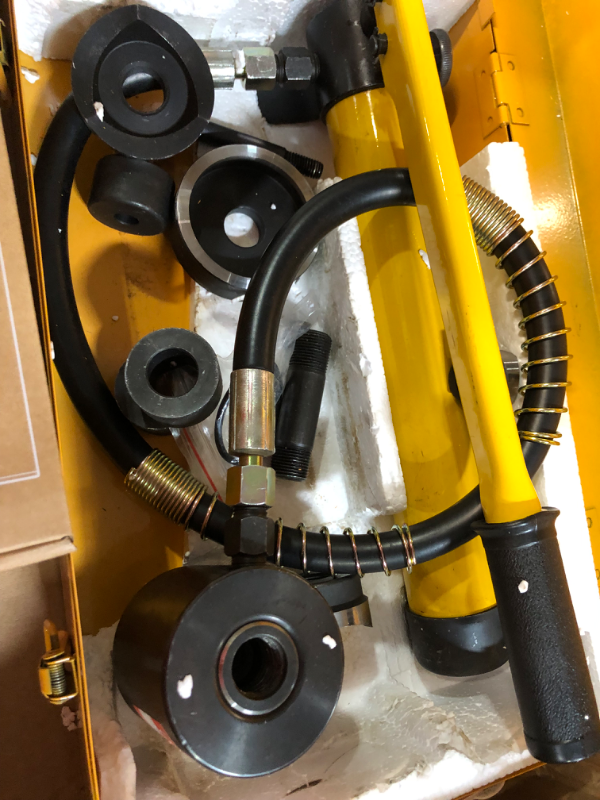 Photo 3 of (PARTS ONLY) VEVOR 15 Ton Hydraulic Knockout Punch Kit, 1/2" to 4" Conduit Hole Cutter Set